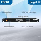 10 Nema Outlet Surge Protector Pdu  Power Strip For Network Server Rack - Read