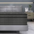 12 14  Mattress In A Box Hybrid Innerspring Twin Full Queen King Size Cool Black
