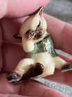 Hagen Renaker Miniature Siamese Cats Retired Vintage Collectable Set Of 3  read
