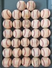 Lot Of 32 Used Rawlings Official Major League And Minor League Baseballs