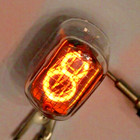 6x In-12 With Sockets Nixie Tubes Nos    in-12 A Or B   Socket    Tested   6pcs