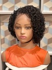 Braided Wig  Beautiful Handmade Braided Micro Twist Wig Made On A  Full Lace Wig
