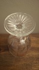 Vintage Budweiser 1970 s Beer Goblet Thumbprint Heavy Stemmed Schooner Glass 6 