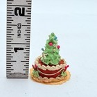 Dollhouse Miniature Artisan Christmas Cake With Christmas Tree Pastry Bake Shop