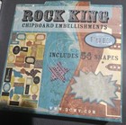 Dcwv Rock King Collection Chipboard Box 54 Shapes  Embellishments With Foil