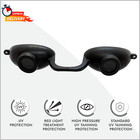 Super Sunnies Evo Flexible Tanning Bed Goggles Uv Eye Protection Black Glasses  