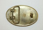 Antique Style Military Civil War Us Union Belt Buckle Oval Solid Brass 