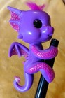Fingerlings Glitter Dragon Kaylin Purple Pink Interactive Baby Collectible Pet