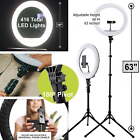 Vivitar 18-inch Led Ring Light  Adjustable 63-inch Tripod Stand  With Phone