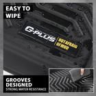 Floor Mats Compatible With Civic 2016-2021 Coupe Sedan Tpe All Weather 3pc Black