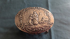 Antique Solid Sterling Silver Trinket jewel Box William Comyns Hallmarked 1909