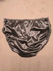 Vintage Victoria s Secret Second Skin Satin Panties Classic Grey Nwt Small 1999