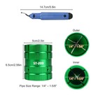 2x Pipe Reamer Deburring Chamfering Tool Kit For Inner Outer Copper Pvc Ppr Tube