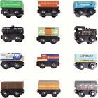 Playtime Express 12pc Train Cars Set  Compatible With Wooden Toy Train Sets