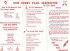 King Nummy Trail Campground - Cape May Court House Nj - Vintage 1970 s Brochure