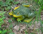 Cute Resin Frog Statue Garden Sculpture Tabletop Figurine Home Decor Gifts