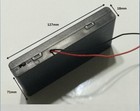 8 Aa Slots Battery Spring Clip Holder Case Plastic Storage Box Flat Wires 12v Dc