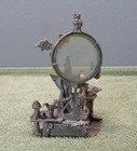 1986 Gallo Pewter Wizard Figurine The Sorcerer 9233- Crystal Accent Eye In Glass