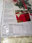 New Bardwil Seasons Christmas Elegance Tablecloth Ivory 70 Round Holly Damask