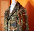 German Bundeswehr Parka 8595-9500 Size Gr 12 38l 38-40  Long Military Jacket 38 