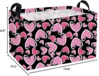  Rectangular Valentine s Day Baskets Cute Storage Box heart 1 Black Line Heart