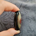 Multicolor One Eye Dzi Bead Pendant Natural Brazilian Agate Amulet Jewelry