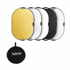 Selens 5-in-1 Oval Light Reflector Photo Lighting  Clamp Holder  Boom Arm Kit