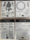 Stampin  Up   Clear Stamp Set - Christmas Bundle Christmas Rose Ginger Bread  