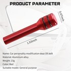 4 Pcs Car Door Lock Knobs  Secure Locking Inner Door Lock Knob Pull Pin Red