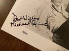 Michael Caine Signed Autographed 10x8 Photo With Coa Alfie