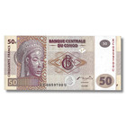 Congo-kinshasa Francs Banknote 50 P-97 2007 Uncirculated         