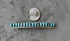 New Navajo By D Benally Hair Barrette Sterling   17 Blue Turquoise Gems 3 Inches