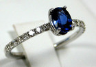 Blue Sapphire Ring 14k White Gold Natural Heirloom Made In Usa 20yrs On Ebay