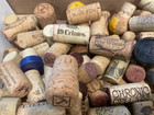 Huge Lot 183 Pcs Corks Wine Whiskey Mix Most Real Some Faux Fast Shipping 