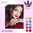 24 Pcs Gel Nail Polish  Purple Colors Gel Nail Polish Set With Base Glossy Matte