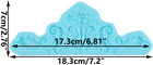 Baroque Style Fondant Molds Curlicues Scroll Lace Silicone Mold Relief Flower