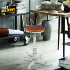 American Antique Steampunk Bar Stool 24 41  -28 35 Vintage Industrial Adj     