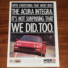 Ngk Spark Plugs In The 1996 Acura Integra Print Ad Magazine Advertisement