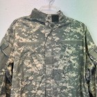 Us Army Combat Uniform Digital Camo Coat Size Medium-long