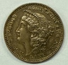 1850 s New York City Hall - Merchant Token - Theodor Bollenhagen   Comp 