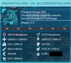 2394 Weight Solid 79 Dreadmare Ark Survival Ascended Asa Pve