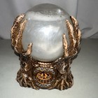 Martha Stewart Magic Mystical Skull Crystal Ball Animated Fog Motion Jackolanter