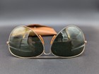 Vintage B l Ray Ban Bausch   Lomb 1 10 12k Gf 58mm Aviator G15 Green W case