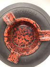 Vintage Ashtray  Firestone Rubber Tire W Bakelite Ash Tray Never Used Nice