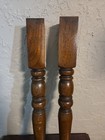  Pair Of Turned Wood Posts  Spindles Balusters   25 