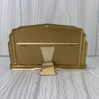 1936-37 Ives Insurance Tin Desktop Calendar - Thomaston  Ct