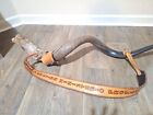 Shofar Kudu Real Leather Carrying Strap Belt Sling Hand Made   Old Brass Finish 