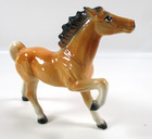 Vintage Japan Brown Horse 8  Porcelain Hand Painted Figurine