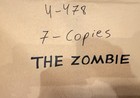 Zombie Original Us Movie Poster 1979 Horror Film Vintage Exploitation
