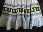 Vintage Seminole miccosukee Patchwork Skirt Native American Handmade Tribal Art